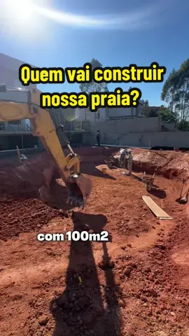 TODO MUNDO TEM UM QUINTAL… MAS E UMA PRAIA PARTICULAR? 😎🏖️ ⠀ Quando eu disse que ia construir uma PRAIA no meio de São Paulo, era isso! ⠀ Agora quero ver: você seria time 