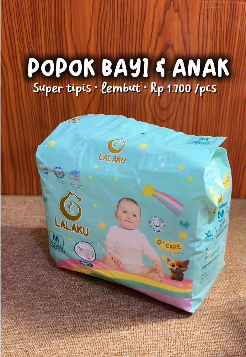 Nah ini dia popok yang selama ini di cari cari 😍 #popok #popokbayi #popokmurah #popokbayimurah #lalaku 