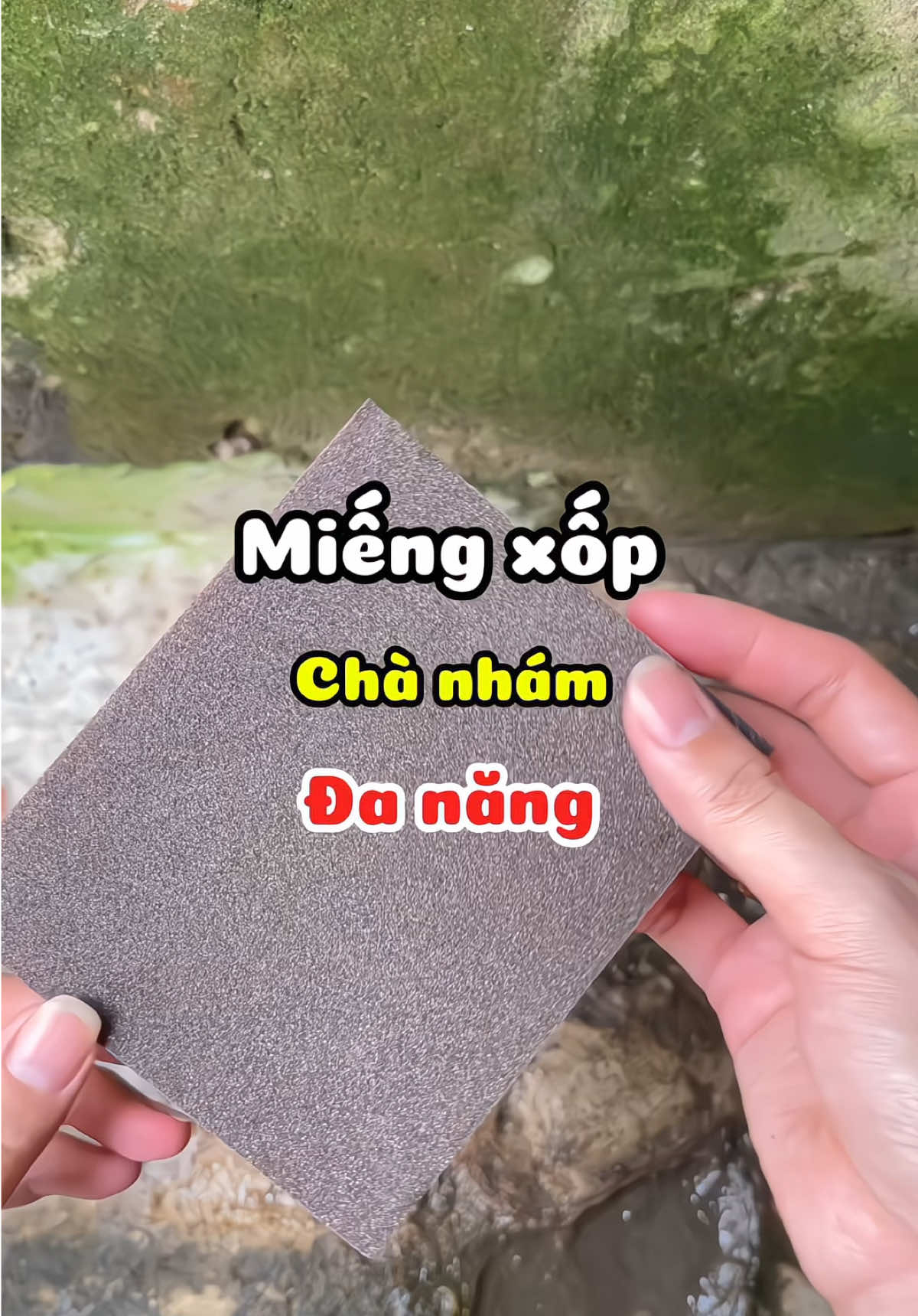 Miếng xốp nhám chà đà năng dùng sướng lắm các bà ơi. Trợ thủ đắc lực cho chị em nội trợ chúng mình nha #miengnhamdanang #miengchanhamdrnatro #drnatro #giadungtienich #xuhuong #viral #thinhhanh #nhinhonhan1999 