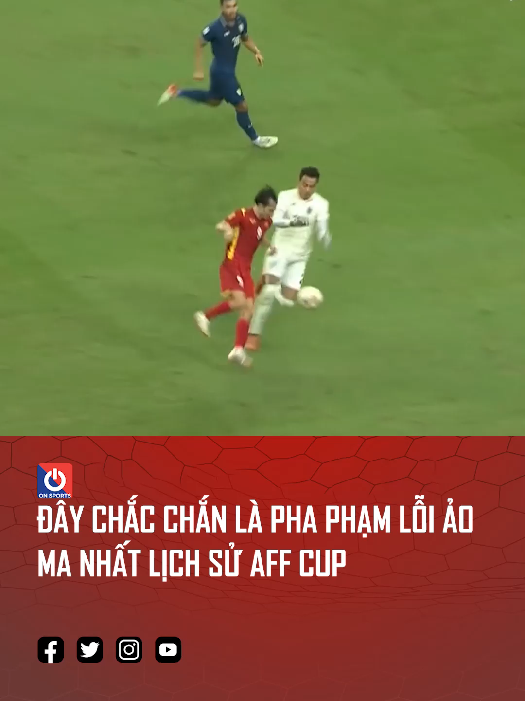 Đây chắc chắn là tình huống ảo ma nhất lịch sử AFF Cup#VTVcab #OnSports #ASEANU23Championship #Sports #SportsOnTiktok