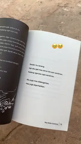 Sendiri itu tenang tapi terkadang kita butuh seseorang yang bisa mendengarkan keluh kesah kita🥹#fyp #fypppppppppppppp #novel 