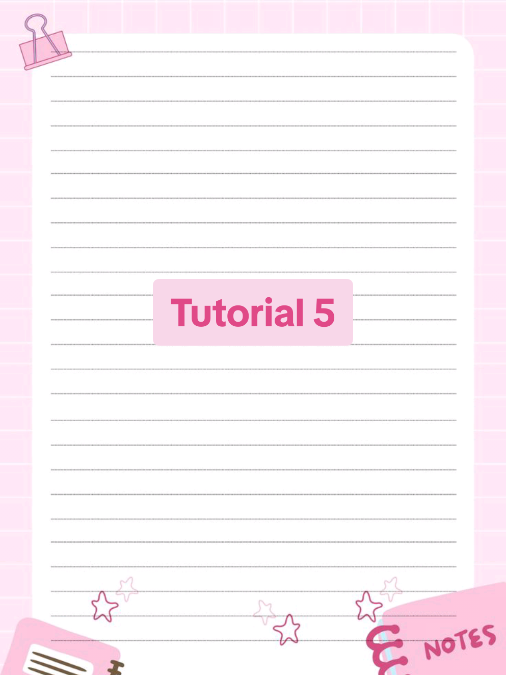 Phần 5 | Tutorial 5