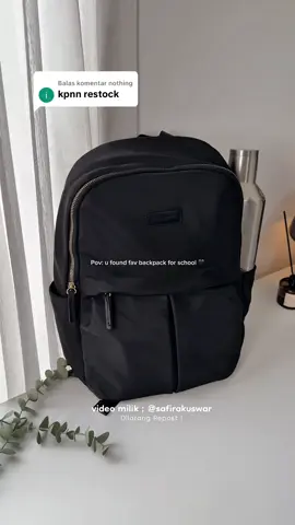 Membalas @nothing BACK IN LIMITED STOCK!! Ransel favorit ku emng gaada tanding 🖤 @MOSSDOOM  #ransel #ranselsekolah #backpack #mossdoom #mossdoomindonesia #mossdoombag 