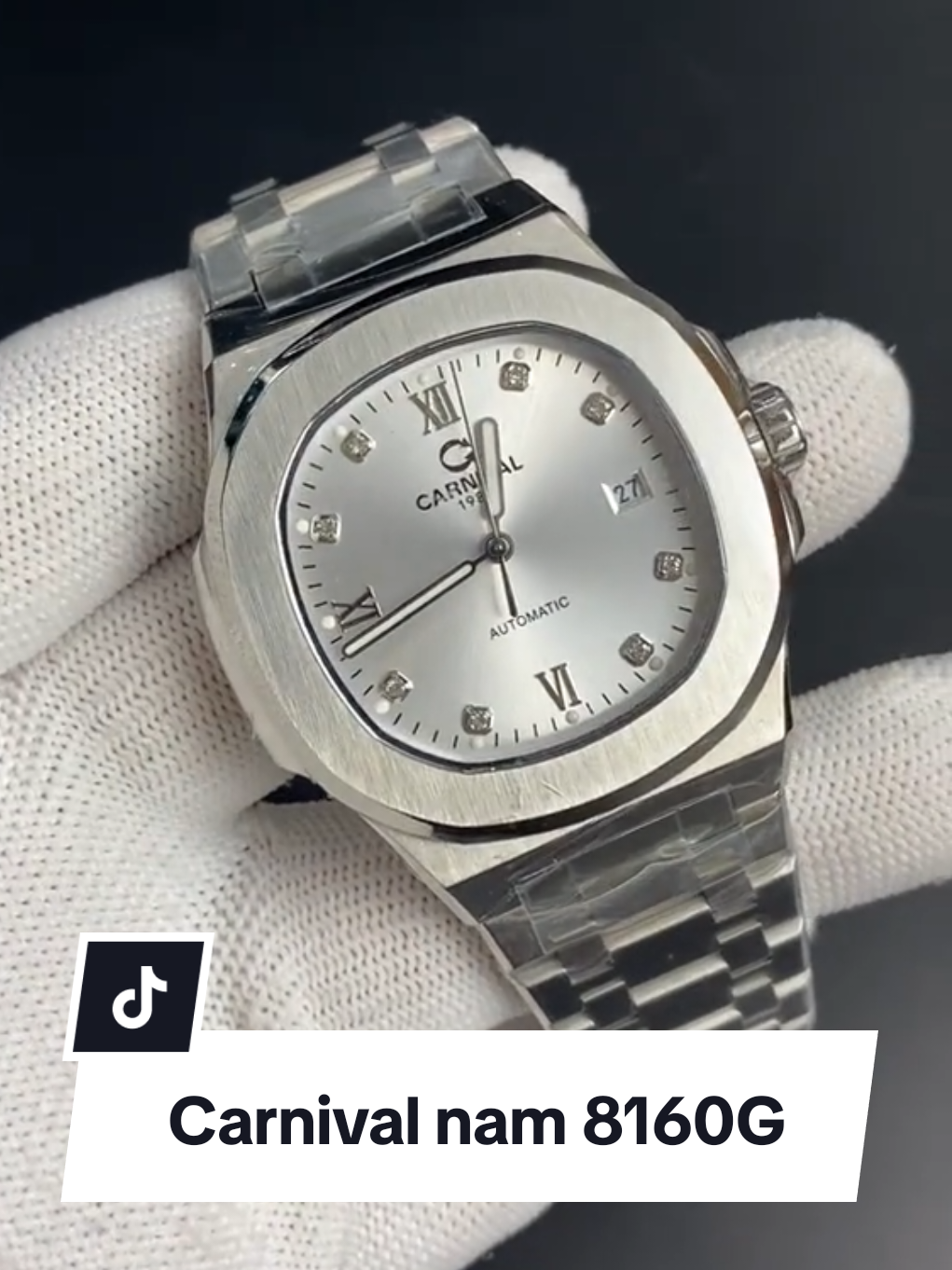 Trên tay đồng hồ nam Carnival 8160G #dongho #watch #tpwatch #carnival #automatic 