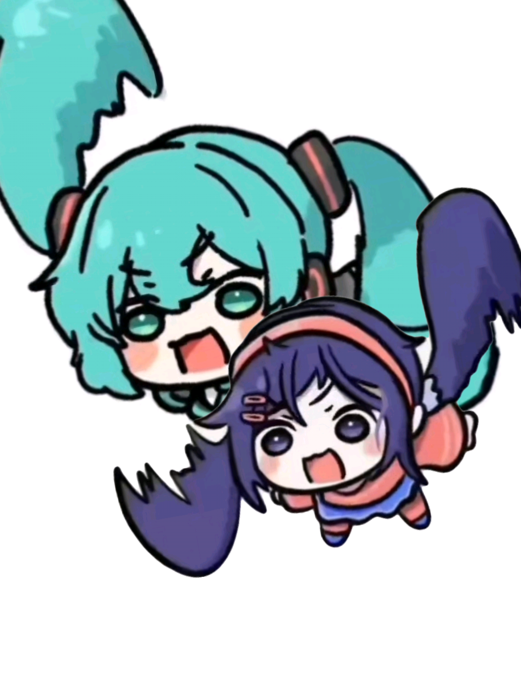 me and you #miside #mita #miku #cute