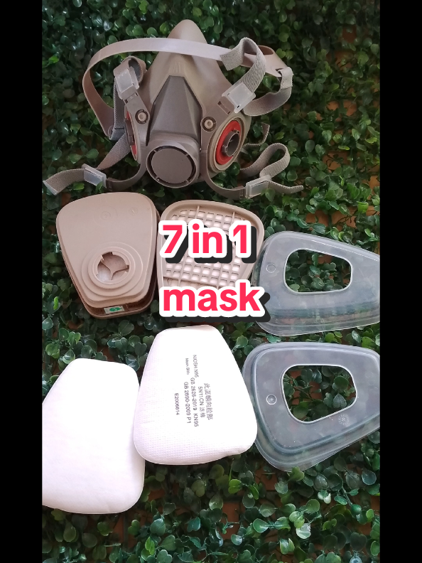 7 IN 1 CHEMICAL RESPIRATOR PROTECTIVE MASK  #MASK #GASMASK #chemicalmask #weldingmask 