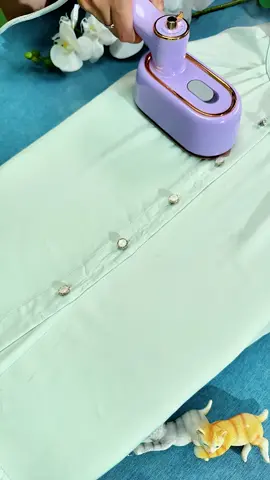 YC-It’s giving pressed & polished even on vacation #ClothesSteamer #TravelSteamer #NoMoreWrinkles #TravelEssentials 