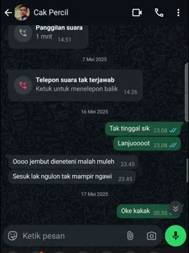 Kakang ku ki jan suwi ra ono kabar ?@cakpercil_real 
