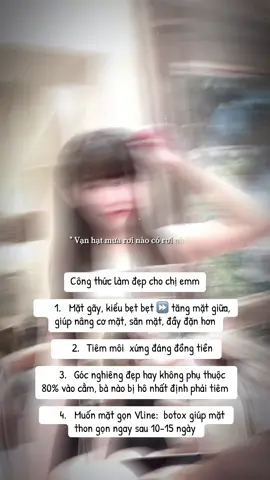 Tiêu chí nhà mình luôn là Tự nhiên - Không nhồi nhét. Khắc phục đc khuyết điểm nhưng vẫn giữ đc nét riêng🥰🥰#beauty #filler #moithietke #botox chấm mình tv cụ thể