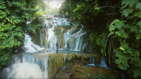 Buleleng waterfalls is a really hidden gem#drone #dronevideo #droneshot #cinematic #bahodopi 