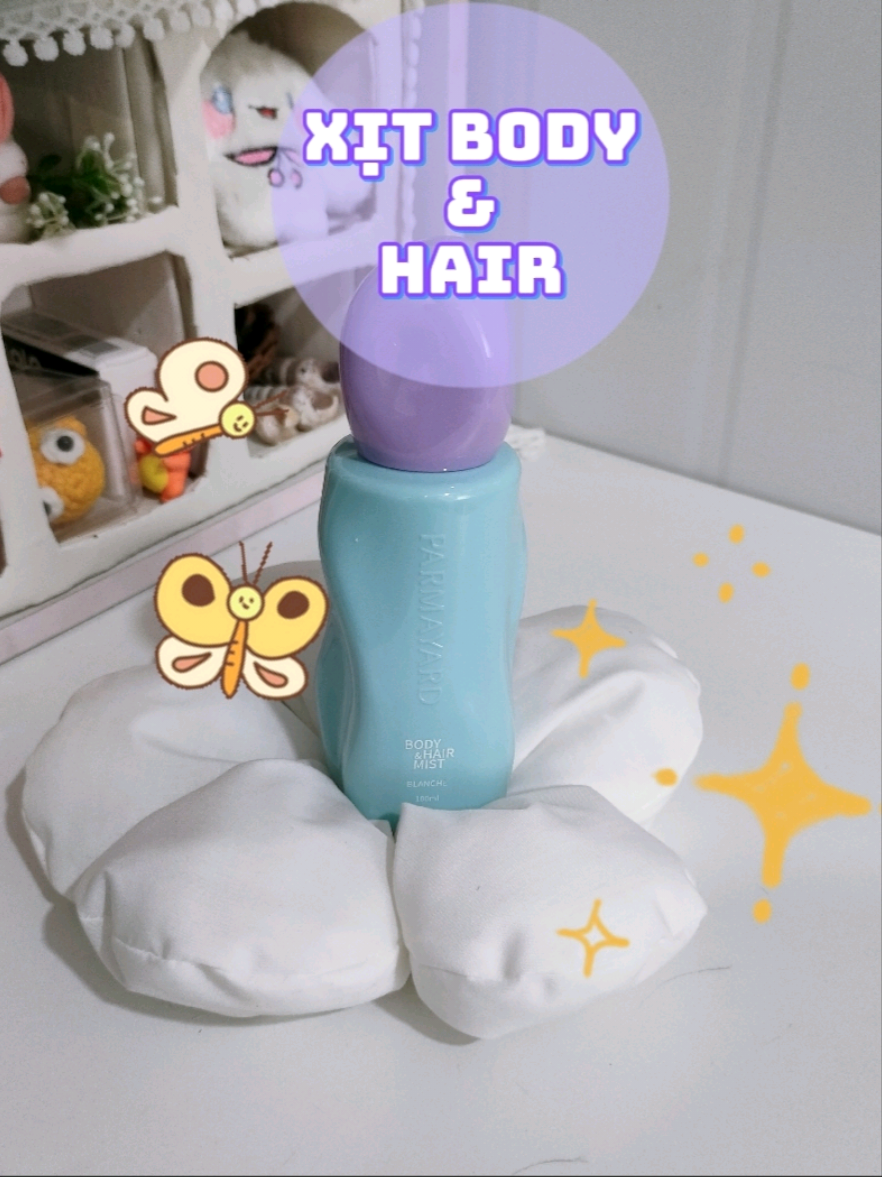 Xịt thơm tóc và cơ thể💃#vital #xuhuongtiktok #xitthomtoanthan #xitthomtoc #parmayard 
