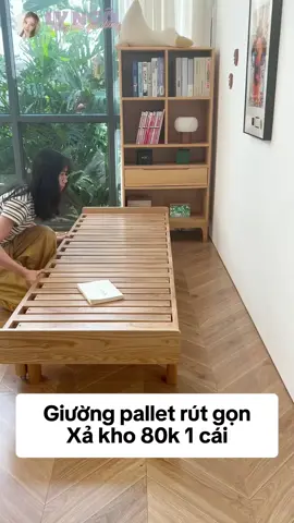 Giường pallet rút gọn