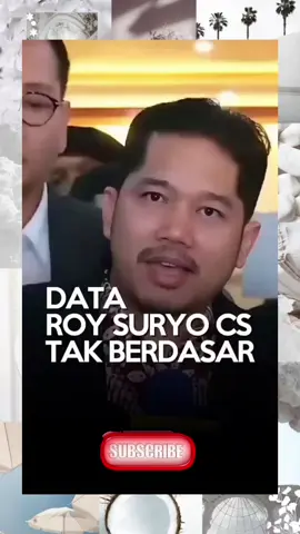 data Roy cs tak berdasar #podcast #viral #politica #indonesia #jokowidodopresidenkita 