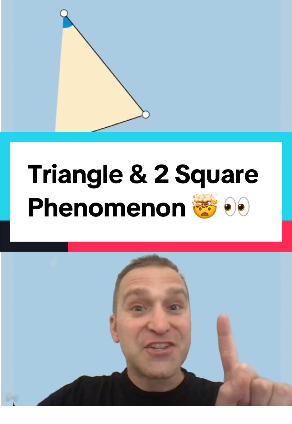 triangle & 2 squares phenomenon #mathematics #mathtok #math #maths #geometry 