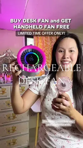 New silent desktop fan. #fan #desktopfan #deskfan #portablefan #rechargeabledeskfan #rechargeablefan  Disclaimer: prices may vary until promotion ends