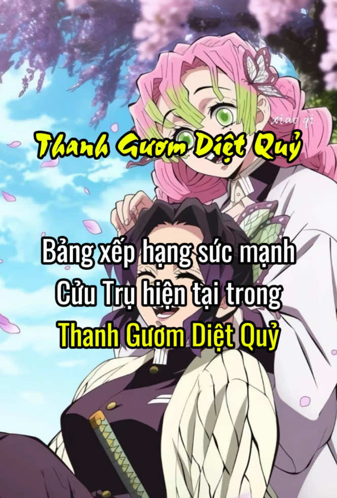 PHẦN 1 || Bảng xếp hạng sức mạnh Cửu Trụ Cột hiện tại trong Thanh Gươm Diệt Quỷ #anime #kimetsunoyaiba #thanhguomdietquy #viral #viralvideo #xuhuong #animevibesvn 