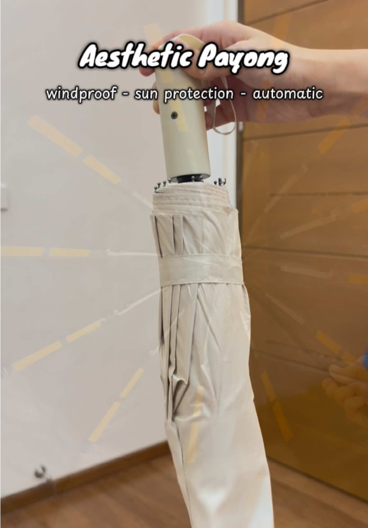 Aesthetic payong, anyone? 🫣#umbrella #payong #automaticumbrella #automaticpayong #moniko #aestheticumbrella #fyp 