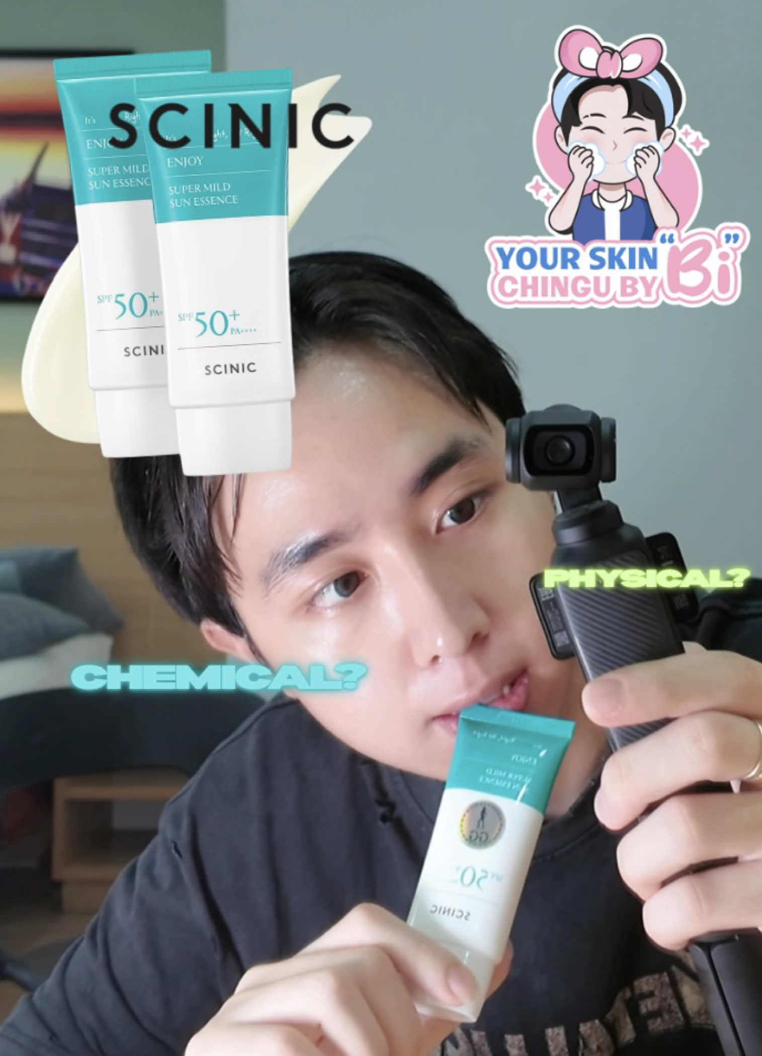 🧪 𝐒𝐂𝐈𝐍𝐈𝐂 ရဲ့ 𝐏𝐡𝐲𝐬𝐢𝐜𝐚𝐥 𝐒𝐮𝐧𝐬𝐜𝐫𝐞𝐞𝐧 လား? 𝐂𝐡𝐞𝐦𝐢𝐜𝐚𝐥 𝐒𝐮𝐧𝐬𝐜𝐫𝐞𝐞𝐧 လား ? ဘယ်လိုရွေးချယ်ကြမလဲ ? 🧑🏻‍🔬 𝐒𝐂𝐈𝐍𝐈𝐂 𝐄𝐧𝐣𝐨𝐲 𝐒𝐚𝐟𝐞𝐭𝐲 𝐌𝐢𝐥𝐝 𝐒𝐮𝐧 𝐂𝐫𝐞𝐚𝐦 & 𝐒𝐮𝐩𝐞𝐫 𝐌𝐢𝐥𝐝 𝐒𝐮𝐧 𝐄𝐬𝐬𝐞𝐧𝐜𝐞 𝐒𝐏𝐅 𝟓𝟎+ 𝐏𝐀++++ | 𝐑𝐞𝐯𝐢𝐞𝐰 ကိုယ့်အသားအရေ နဲ့ ကိုက်ညီတဲ့ Sunscreen တစ်ခု ကို ရွေးချယ်တဲ့အခါမှာ… ကိုယ့်ရဲ့အသားအရေ Tone, ကိုယ့်အသားအရေ Skin Types ဒါတွေကို အဓိက ထည့်စဉ်းစားဖို့လိုတယ်။ ဥပမာ - ကိုယ့်အသားအရေက ညိုတယ်ပဲထား၊ Sensitive ဖြစ်လို့ဆိုပြီး Physical Sunscreen ကို သွားရွေးလို့ မရဘူး။ အဲ့လိုဆို ပြာသွားလိမ့်မယ်… ဒါကြောင့် ကိုယ့်အသားအရေက Sensitive လည်း ဖြစ်တယ် Physical Sunscreen လိမ်းဖို့လည်း အဆင်မပြေဘူးဆို Chemical Sunscreen ထဲမှာမှ စန်းစန်းတင့်စကင်းလေးတွေအတွက် Target လုပ်ထားတဲ့ Gentle ဖြစ်တဲ့ Sunscreen လေးတွေကို ရွေးချယ်‌ပေးလို့ရတယ်။ အဲ့ထဲကမှ 𝐒𝐂𝐈𝐍𝐈𝐂 ရဲ့ 𝐒𝐮𝐩𝐞𝐫 𝐌𝐢𝐥𝐝 𝐒𝐮𝐧 𝐄𝐬𝐬𝐞𝐧𝐜𝐞 လေးကလည်း ရွေးချယ်စရာ Options တစ်ခုပေါ့… Quality ကောင်းတယ်၊ ဈေးတန်တယ်၊ Super Mild ဆိုတဲ့အတိုင်း တုံ့ပြန်လွယ် ဟိုမတည့် ဒီမတည့် အသားအရေတွေအတွက် Gentle & Mild ဖြစ်တဲ့ Formula နဲ့ ထုတ်ထားတဲ့ Sunscreen မို့ သူ့ကိုလိမ်းလို့ အသားအရေပူမှာ၊ မျက်လုံးတွေစပ်မှာ စိုးရိမ်စရာ မရှိဘူး။ ( *ကျွန်တော်ကိုယ်တိုင် Skin Barrier အနဲငယ်ထိထားတဲ့အချိန်မှာတောင် သုံးထားတာဖြစ်ပြီး irritation ရတာ လိမ်းလို့စပ်တာမျိုး လုံးဝမခံစားခဲ့ရတာမို့ Sensitive Skin တွေအတွက် သူ့ Formulationကို တော်တော်လေး အားရမိတယ် ) Texture ကျဲပြီး သူ့ကို မျက်နှာမှာ Blend မယ်ဆို Lightweight Moisturizer တစ်ခုလိမ်းရတဲ့အတိုင်းပဲ။ အသားအရေ နဲ့ တစ်ထပ်တည်းဖြစ်ပြီး အစိုဓာတ်ကို ပြည့်နေစေတဲ့ Bare & Glow Skin Looks ကိုပေးတယ်။  Sunscreen လိမ်းနေရသလို/ လိမ်းထားသလို မခံစားရတဲ့ အထိ သူ့ Texture က ပေါ့ပေါ့ပါးပါးရှိတယ်။ ဒါလေးကတော့ Chemical Sunscreen လေးအကြောင်းပေါ့. ☀️ 𝐒𝐂𝐈𝐍𝐈𝐂 ရဲ့ 𝐏𝐡𝐲𝐬𝐢𝐜𝐚𝐥 𝐒𝐮𝐧𝐬𝐜𝐫𝐞𝐞𝐧 လေးအကြောင်းလည်း ဖတ်ချင်ရင် - Link - https://fb.watch/BdKOXS2aJt/? 🧪 𝐒𝐂𝐈𝐍𝐈𝐂 𝐒𝐮𝐩𝐞𝐫 𝐌𝐢𝐥𝐝 𝐒𝐮𝐧 𝐄𝐬𝐬𝐞𝐧𝐜𝐞… 𝐑𝐞𝐜𝐨𝐦𝐦𝐞𝐧𝐝𝐞𝐝 𝐒𝐤𝐢𝐧: All Skin Types  𝐄𝐟𝐟𝐞𝐜𝐭𝐬: Sun Protection, Skin Moisturizing, No White Cast ✅ 𝐀𝐥𝐜𝐨𝐡𝐨𝐥 𝐅𝐫𝐞𝐞 ✅ 𝐅𝐫𝐚𝐠𝐫𝐚𝐧𝐜𝐞 𝐅𝐫𝐞𝐞 ❌ 𝐅𝐮𝐧𝐠𝐚𝐥 𝐀𝐜𝐧𝐞 𝐍𝐨𝐭 𝐒𝐚𝐟𝐞 🛍️ 𝐅𝐨𝐫 𝐌𝐨𝐫𝐞 𝐈𝐧𝐟𝐨𝐫𝐦𝐚𝐭𝐢𝐨𝐧 - “Scinic Myanmar” FB Page,  “Girl Generation korea comestic online store” FB page, @Girl Generation ( GG )  📺 𝐖𝐚𝐭𝐜𝐡 𝐕𝐥𝐨𝐠 𝐅𝐨𝐫 𝐌𝐨𝐫𝐞 𝐃𝐞𝐭𝐚𝐢𝐥 👇🏼 #scinic #sunprotection #sunscreen #myanmar #နေကာလိမ်းပါ #suncream #yourskinchingu 🌤️