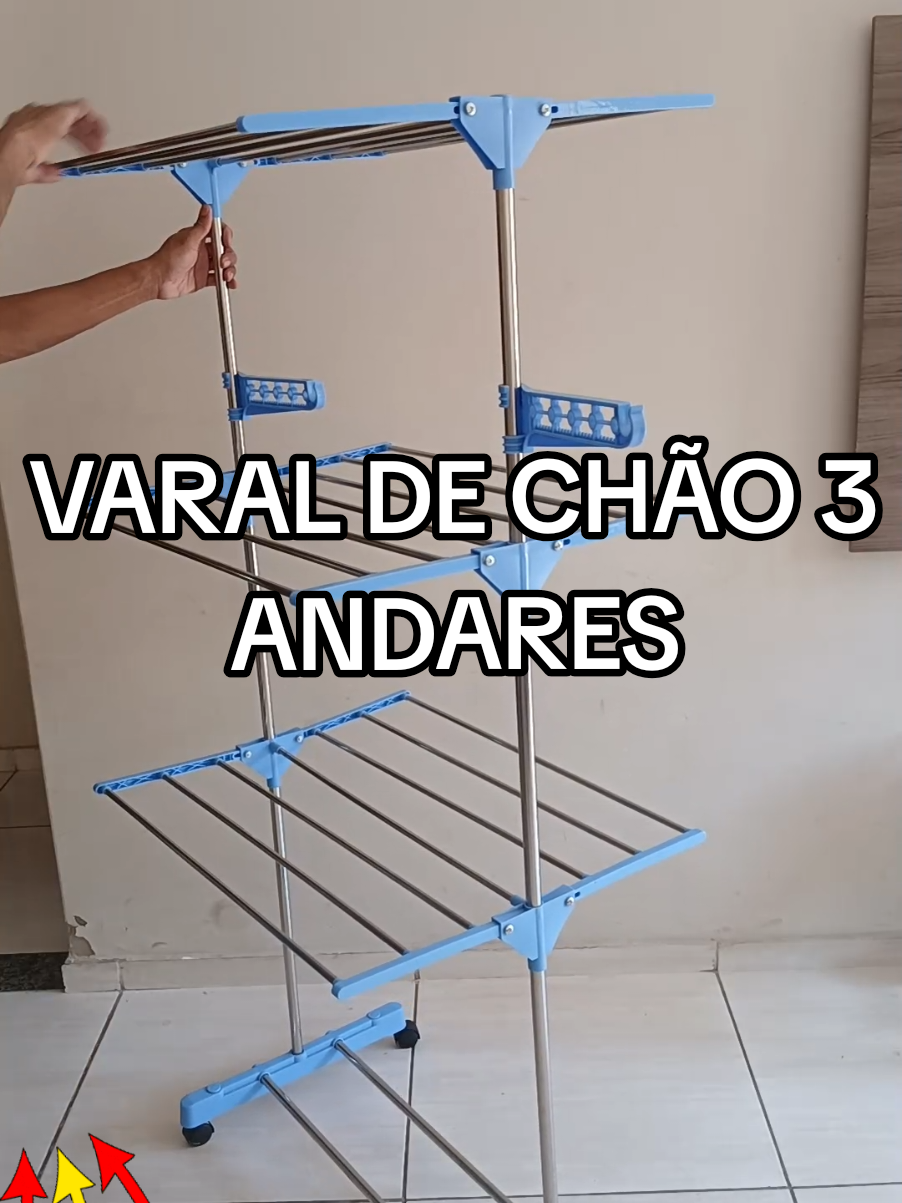 Varal de chão 3 andares você não pode perder essa oportunidade  #vara #varalderoupas 