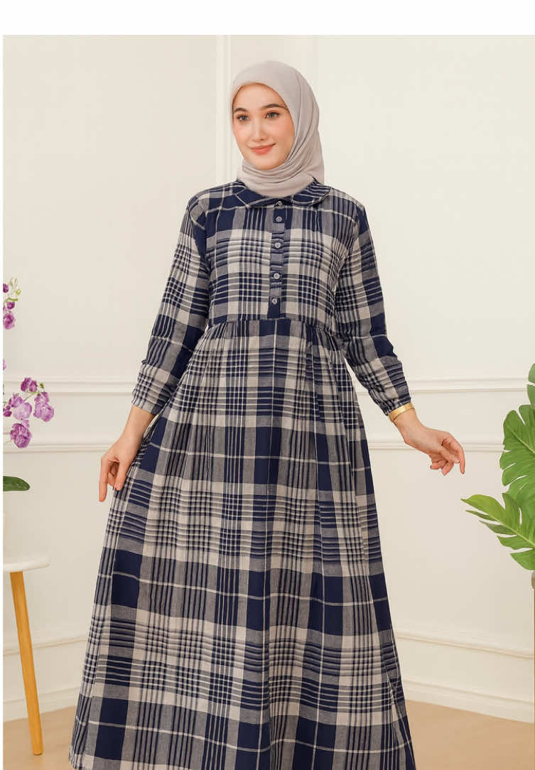 EMONA DRESS LEBARAN ELEGANT #dresskekinian #dresscantik #dresswanita 