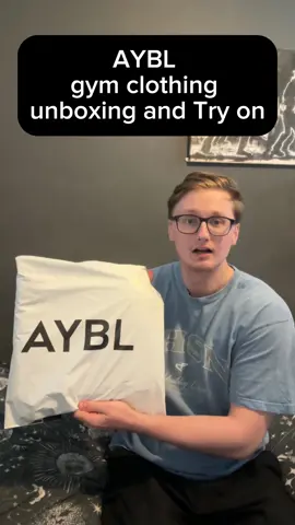 bought it all myself . first time trying @aybl . solid pieces tbh. what’s your favorite fit? #ayblunboxing #tryonhaul #mensactivewear #gymwear #GymTok #aybl 