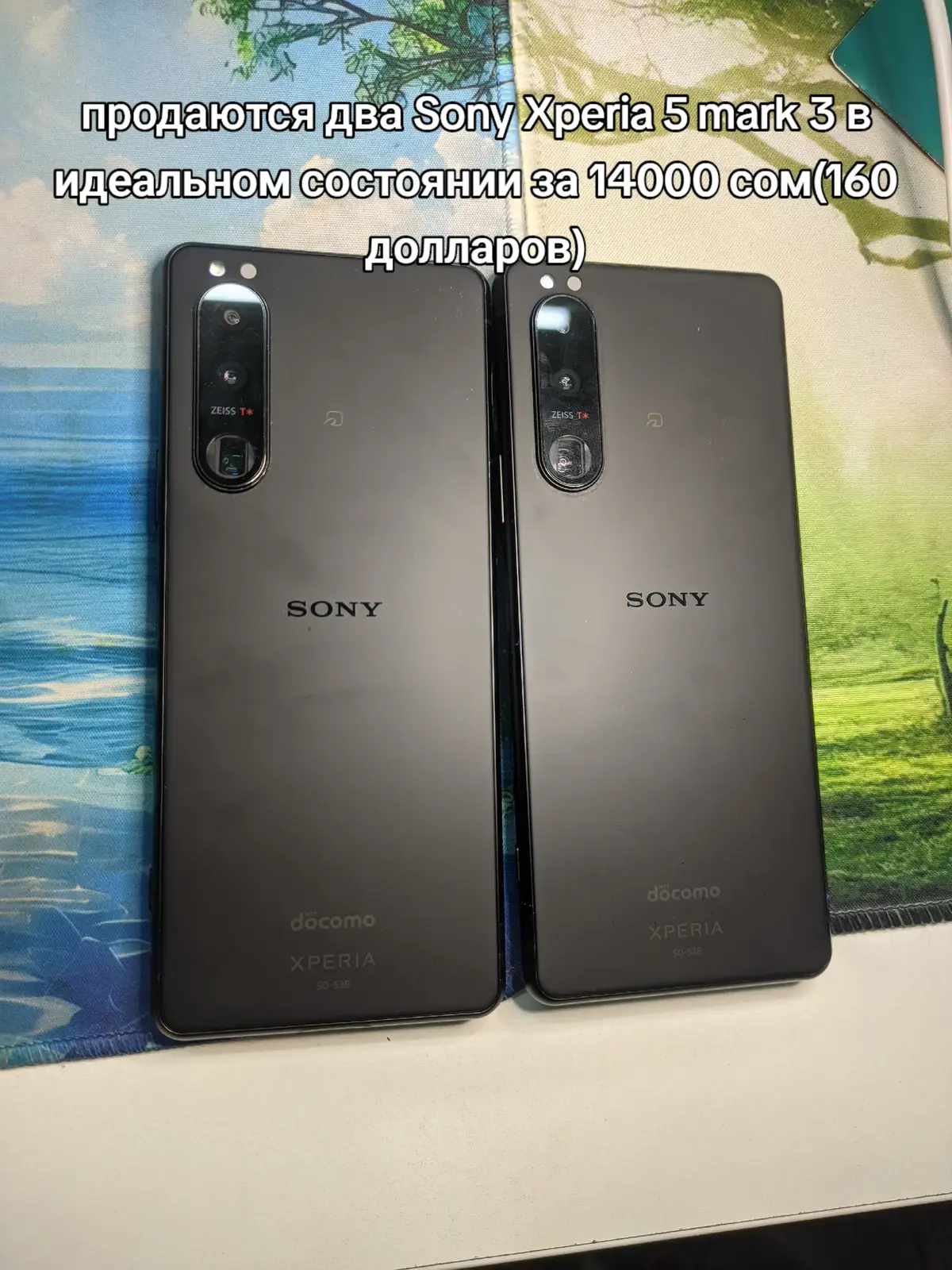 Sony Xperia 5 Mark 3 (Docomo) ОРИГИНАЛ Япония У меня их ДВА! (128/8 ГБ) Не восстановленные, 100% оригинал Оба в идеальном состоянии без царапин Задняя крышка с надписью Docomo Компактные, удобно держать одной рукой Камера Zeiss снимает как профи OLED 120 Гц экран плавный как у топов 3.5 мм джек и стереозвук звук топ Быстрая зарядка 30W заряжается быстро, держит долго Это не для 