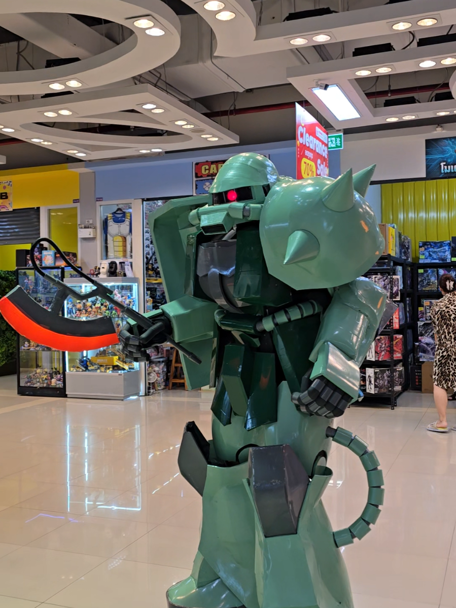 Zaku-ii grousd typ #zakuii #cosplayer #thailand🇹🇭 #zeon 