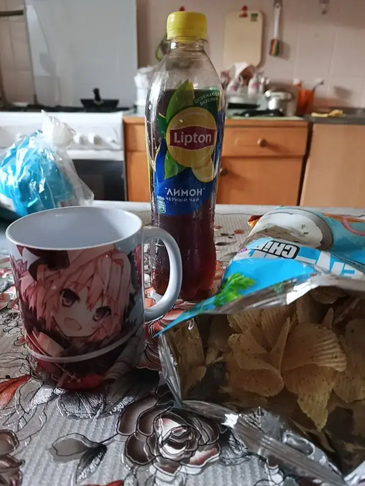 теперь чай ещё вкуснее❤ #Астольфо #фембой #счастье 