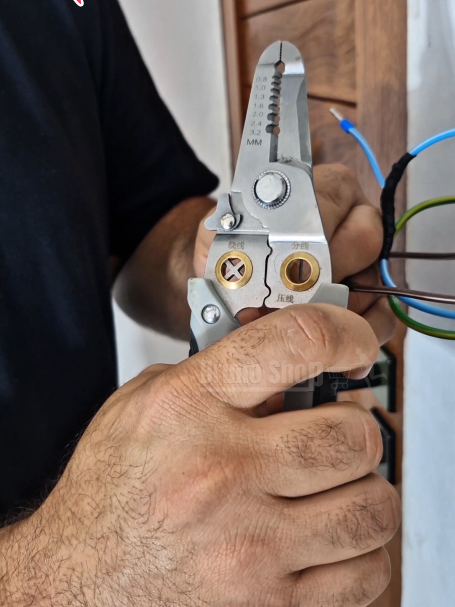 Alicate multifuncional 6 em 1 decapador de fio manutenção com ferramentas #ferramentas #eletrica #mecanica #marcenaria 