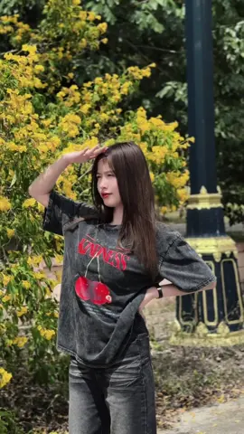 ลายนี้เลยๆ 🍒 #เสื้อยืดสกรีนลาย #เสื้อฟอกสกรีนลาย #เสื้อฟอก #TikTokShop88ดีลลดด่วน 