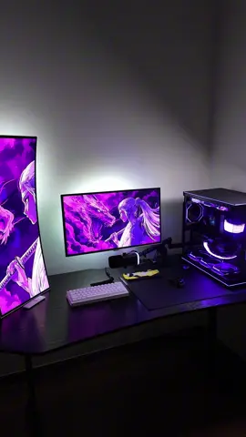 Sbortz x Purple🫱🏽‍🫲🏼💜 #setup #pc #gaming #clean #techtok 