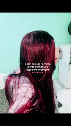 eu amoo #foyoupage #vermelho #hair #fyp #fy #cabelovermelho #cereja #denovo #explore #viraliza #oi #vaiprofycaramba #vaiprofyinferno👺🔪 #vermelhocereja #salonline #redhair 