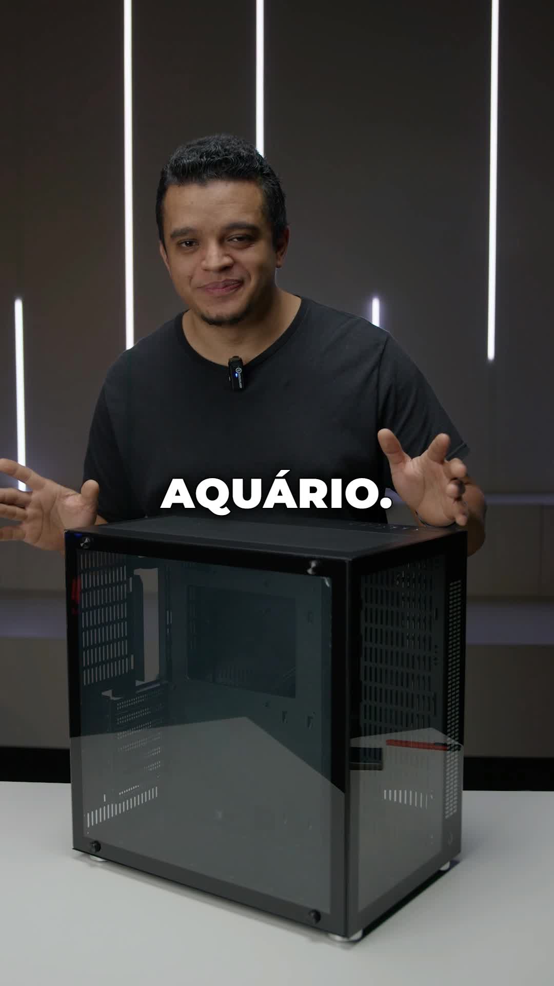 Precisa de um gabinete estiloso pra começar um setup ALL BLACK? o Gabinete Gamer Rise Mode Galaxy Glass Sound Mid Tower é sua escolha ideal! Baixe o app, procure por 🔎 386140 e aproveite!