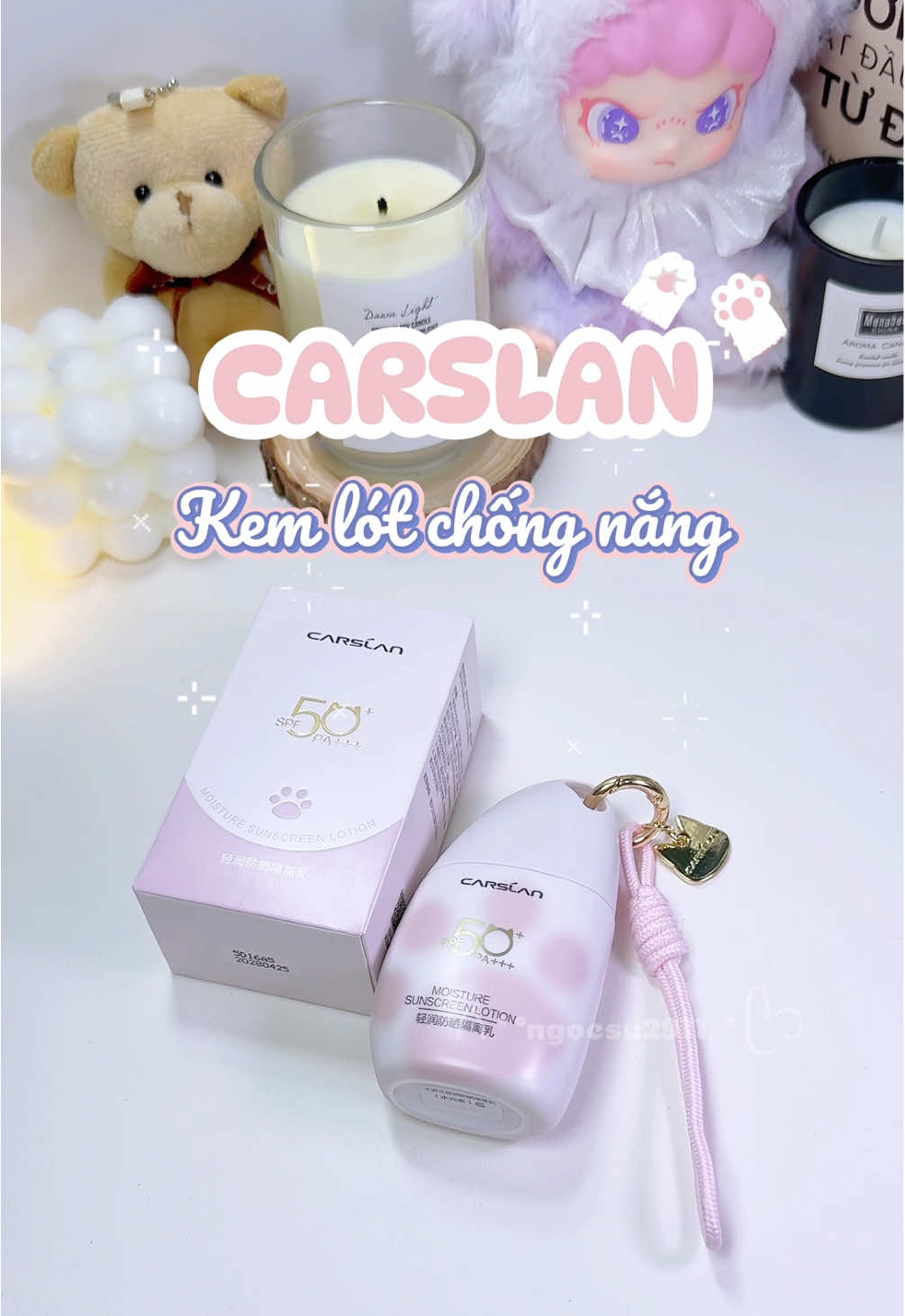 Vừa làm kem lót vừa chống nắng 2in1 cho cả nhà nè @Carslanvn #ngocsu2911 #xuhuong #carslan #carslanvn #kemchongnang #kemlotchongnang #lamdep 