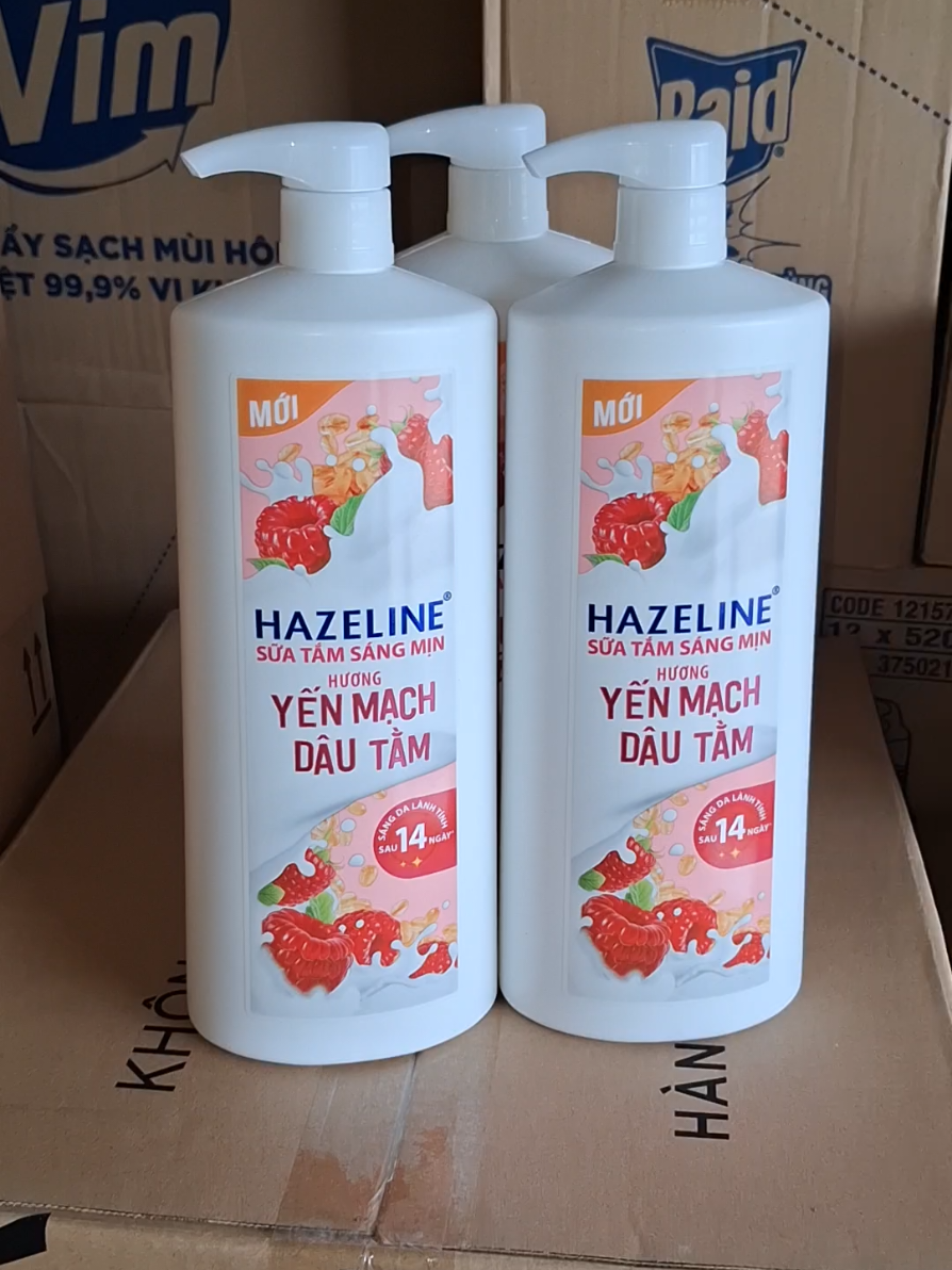 sữa tắm sáng mịn hazeline ,hương yến mạch dâu tằm ,sáng da sau 14 ngày sử dụng nha cả nhà #xuhuongtiktok #congvieccuatoi #nguyenthikim #suatamhazeline1kg 