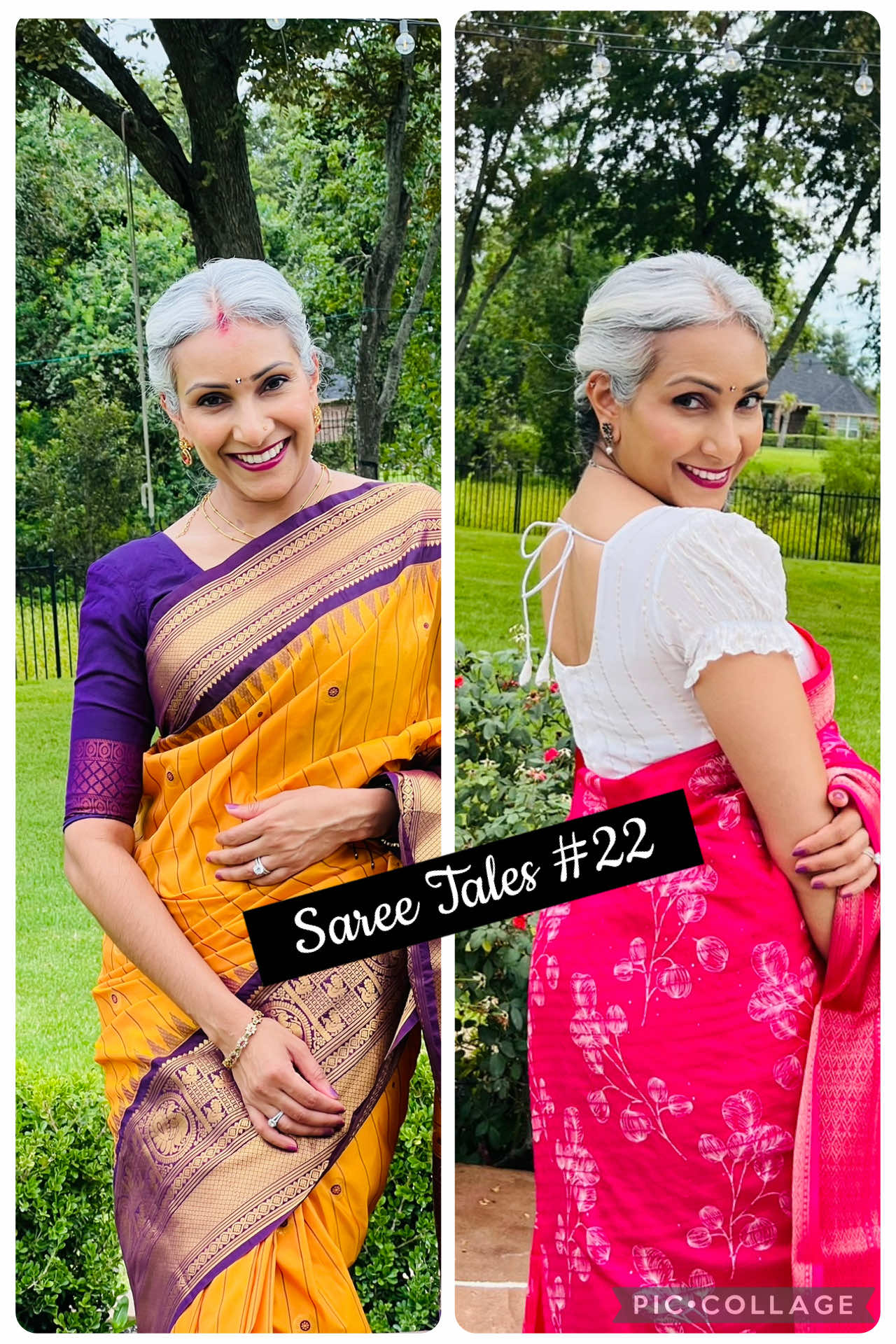Two textures, two moods—cotton for effortless grace, silk for timeless opulence. Draped to celebrate every weave and every moment. ✨🌿  Code : LUXE20 20% Off first time Purchase (Follow both queenofgrey and Luxedraparee insta pages) #queenofgrey #sareestories #cottonandsilk #DrapeDiaries #weaveandwonder #sᴀʀᴇᴇʟᴏᴠᴇ #eleganceineverydrape #freecollab #collab 