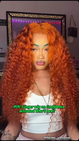 @daules__amazon Soft curls, loud color, silent slay 💅🏽 This wig gave confidence I didn’t know I needed 🧡 Found it on Amazon and now I can’t gatekeep link in bio! #softbaddie #gingerwig #hdlacewig #wigmelt #gluelesswig #amazonbeautyfinds #wiginspo #hairtok #meltthatlace #wiggoals  #dauleshair #trendingfypcreators