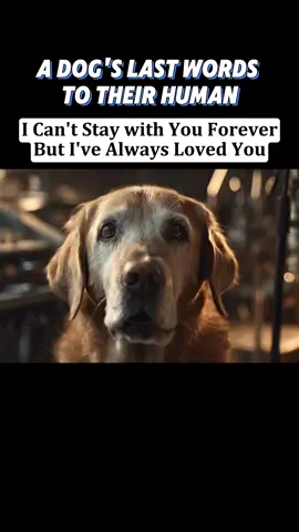 I can’t stay with you forever, but l’ve always loved you! #dog #story #emotional #puppy 