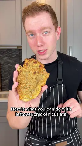Here’s what you can do with leftover chicken cutlets #Foodie #comedy #creator #CookingHacks 