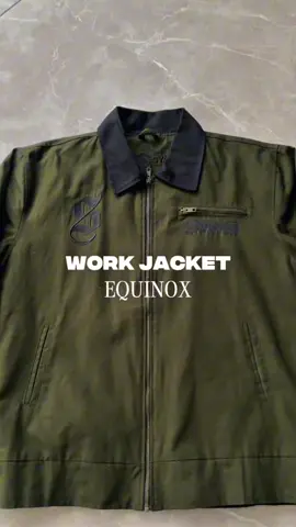 Work Jacket Equinox dengan warna hijau army yang bikin kalian makin tangguh dan tampil kece!  #equinox #xyzbca #workjacket #fypシ #workhardplayhard #workhard #workjacketoutfit #syamswear #jaketpria #TikTokFashion #streetwearstyle #inspostyle #streetwearindonesia 