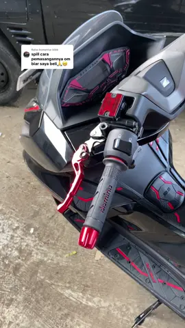 Membalas @bibb cara pemasangan spion winglet universal matic bebek CNC bisa di setel. #spionwinglet #spionwingletuniversal #pcx #pcx160 #motorcycle 