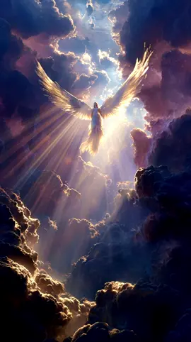 Messenger from the Heavens #angles #heaven #god #sprituality #aestheticvideo #fyp #viral #ai #aivideos #aiart 