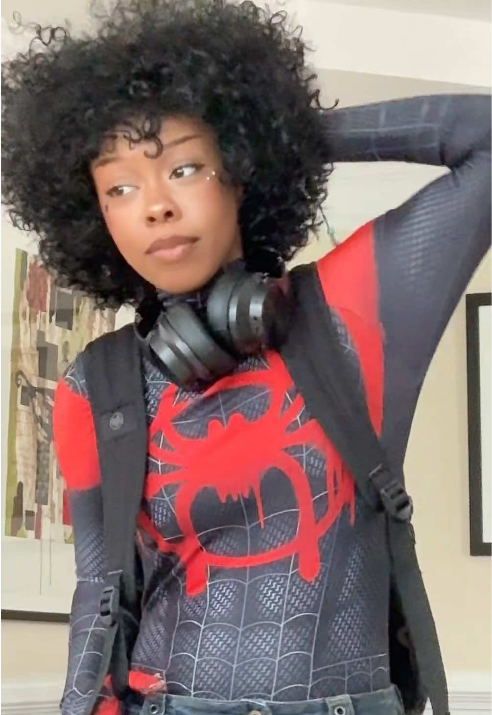 yes i’m still celebrating spiderman day :-) #milesmorales #spiderman #marvel 