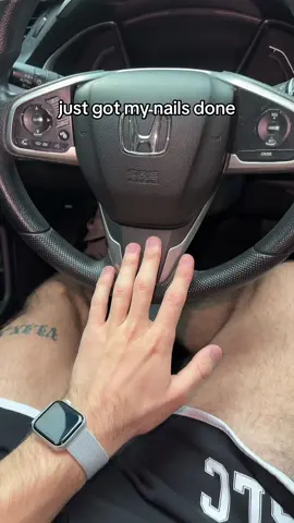 Felt inspired by the girls who got their nails done and sat in their Mercedes
