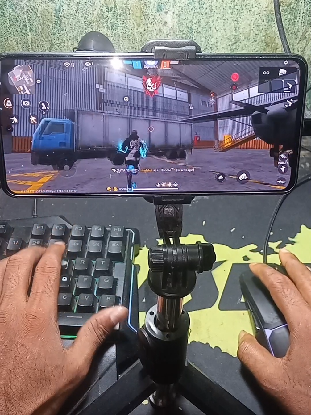 part 29 | 🖱️📲 ⌨️ Keyboard and Mouse gameplay free fire.phone  #furyou #foryoupag #freefire_lover 
