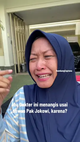 Ibu Dokter ini menangis usai sowan Pak Jokowi karena ini? #fyp #jokowi 