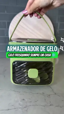 Disponível agora no link da bio, essa cuba é perfeita para fazer e armazenar gelo de forma prática e higiênica. Compacta, fácil de usar e ideal para manter o gelo sempre fresquinho para suas bebidas. #promocao #ofertas #compras #cozinha #lar #casa #geladeira 