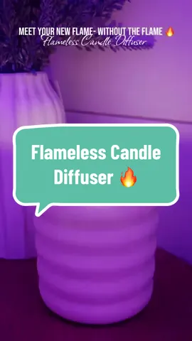 Loving this flameless candle diffuser!  no batteries needed #flamelesscandle #cozyvibes #essentialoils #homedecor #astheticvibes 