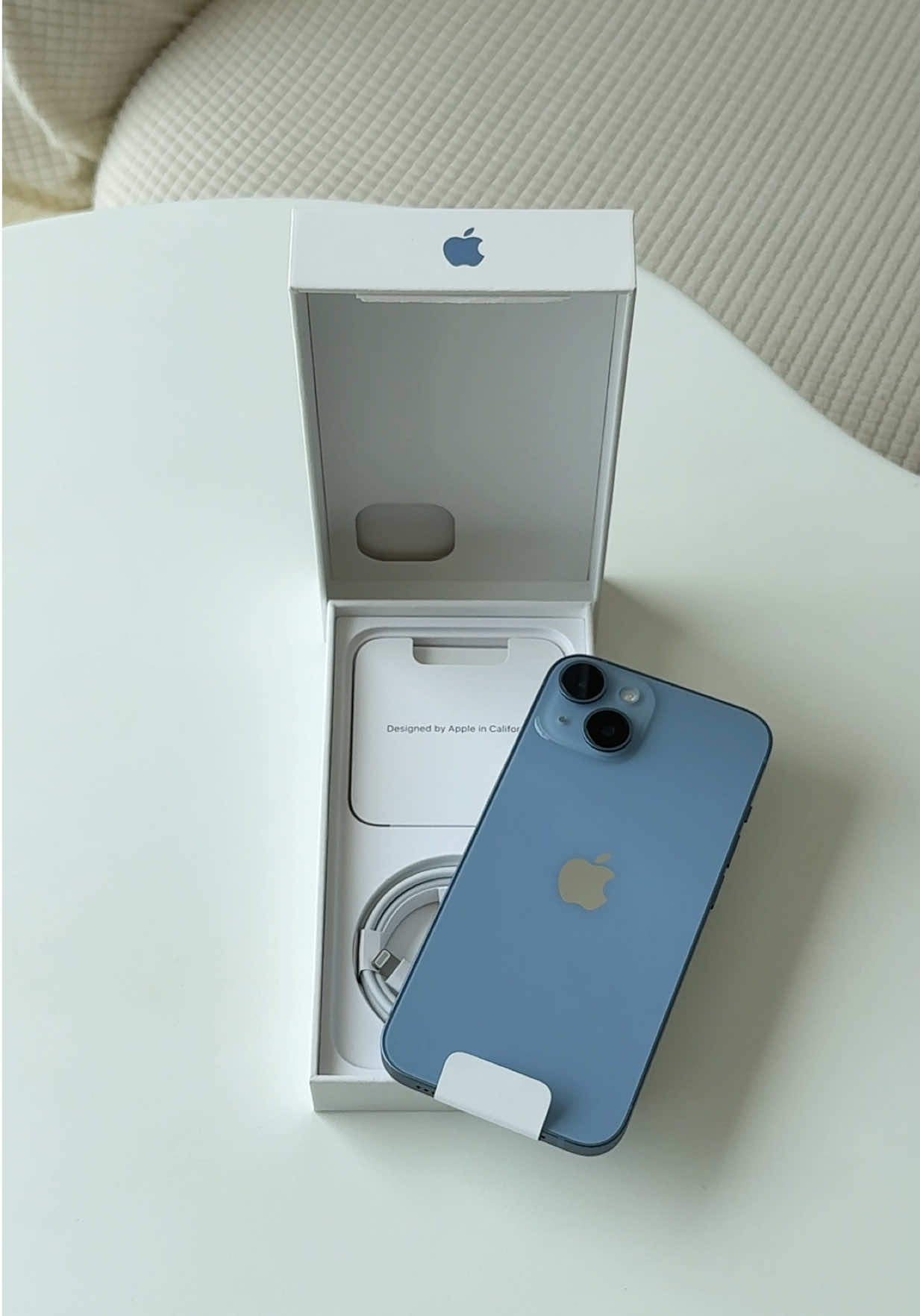 Unboxing iPhone 14 Blue Forever.💙#unboxing #iphone14 #shopiphone_kad #ผ่อนไปใช้ไป 