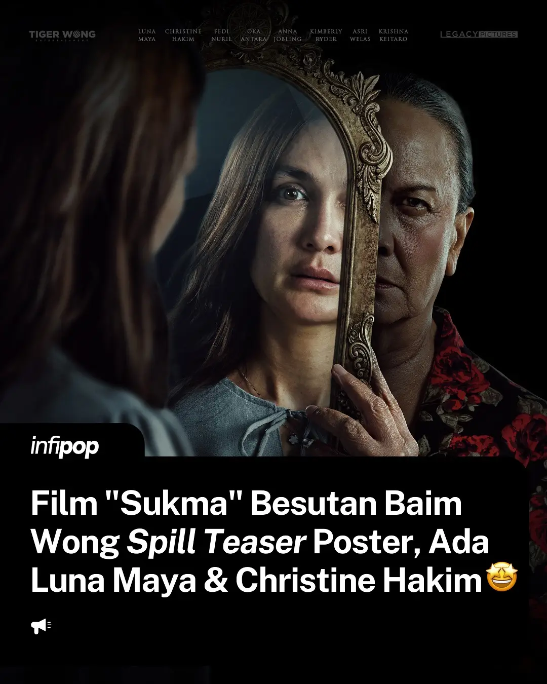 Lewat unggahan Instagram pribadinya, Baim Wong mengunggah official teaser poster dari film garapannya yang berjudul 
